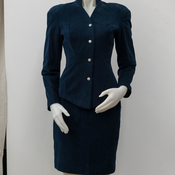 Thierry Mugler ACTIV 2-piece Blazer & Skirt IT42 - Picture 2 of 5